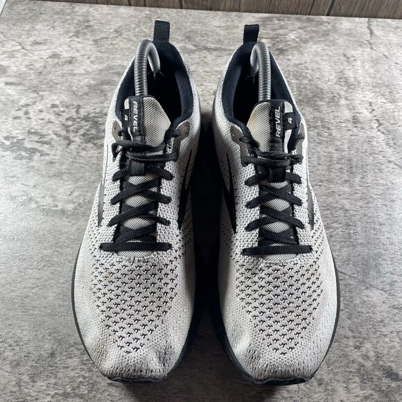 BROOKS Revel 4 Women's 9.5 B Ivory Black Running Shoes Sneakers 1203371B121 - Picture 7 of 10